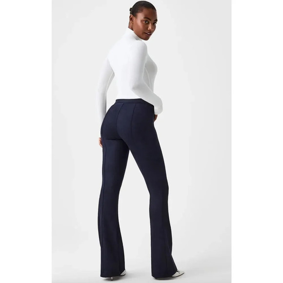Spanx Faux Suede Flare Pants NWT Size XS - Picture 11 of 12
